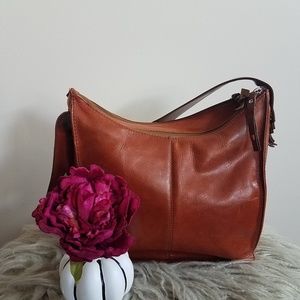 Recanal Genuine Brown Leather Shoulder bag